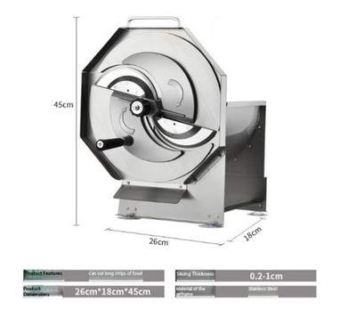 Compact Manual Multi-Function Potato Slicer Vegetable and Fruit Wonder Tool