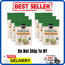 6 Pack Miracle-Gro Cactus Succulent Indoor Potting Mix Soil 8qt Bags 48qt