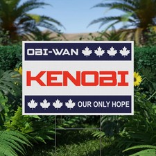 Plastic Yard Sign Outdoor Lawn Decor Weatherproof