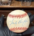 Sandy Koufax Signed Baseball MLB Brooklyn Los Angeles Dodgers National League