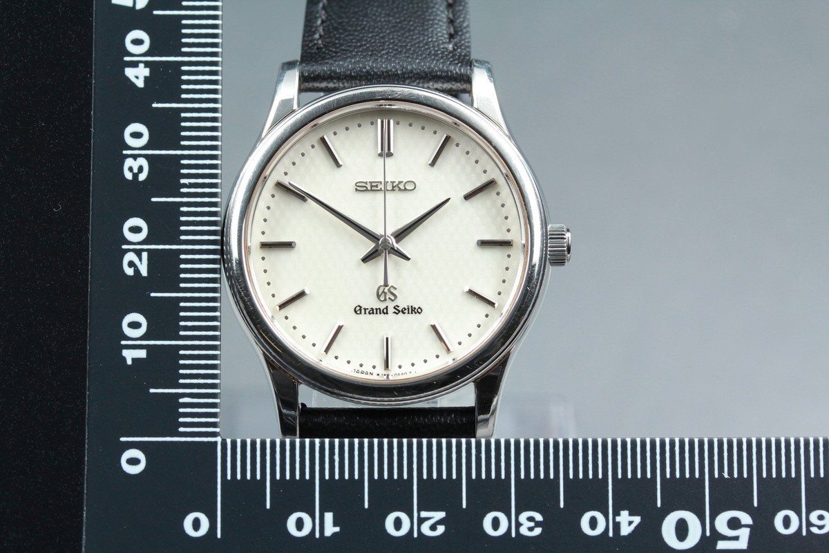 date　　　　　　　SEIKO Grand Seiko 8J55-OA1 GRAND SEIKO SBGF029 8J55-0AA0 34mm White Dial Quartz Men's Watch