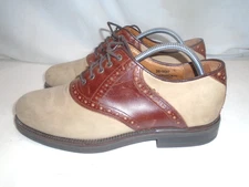 Johnston & Murphy Mens Passport Saddle Shoes Made In ITALY Size 9.5 D