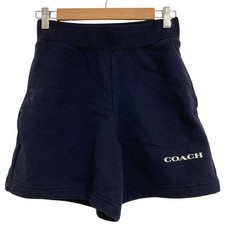 COACH Essential Sporty Sweat Shorts C9889, Size XS, Navy Women USED