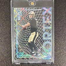 2025 Panini Donruss - Tyler Shough #18 Vortex Cosmic Rookie Saints /100