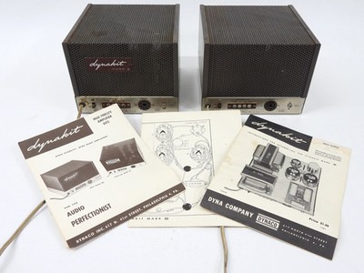 Dynakit Dynaco Mark III MKIII Vintage Tube Monoblock Amplifier Pair (untested)