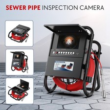 30M Pipe Inspection Camera 23mm Endoscope Probe 7" Monitor Sewer Drain Camera