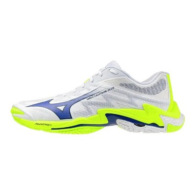 MIZUNO Volleyball Shoes WAVE LIGHTNING ELITE White/Blue/Yellow V1GA260039 tom01