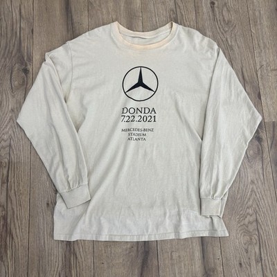 Kanye West Donda Long Sleeve Rap T Shirt Mercedes Benz Stadium Atlanta