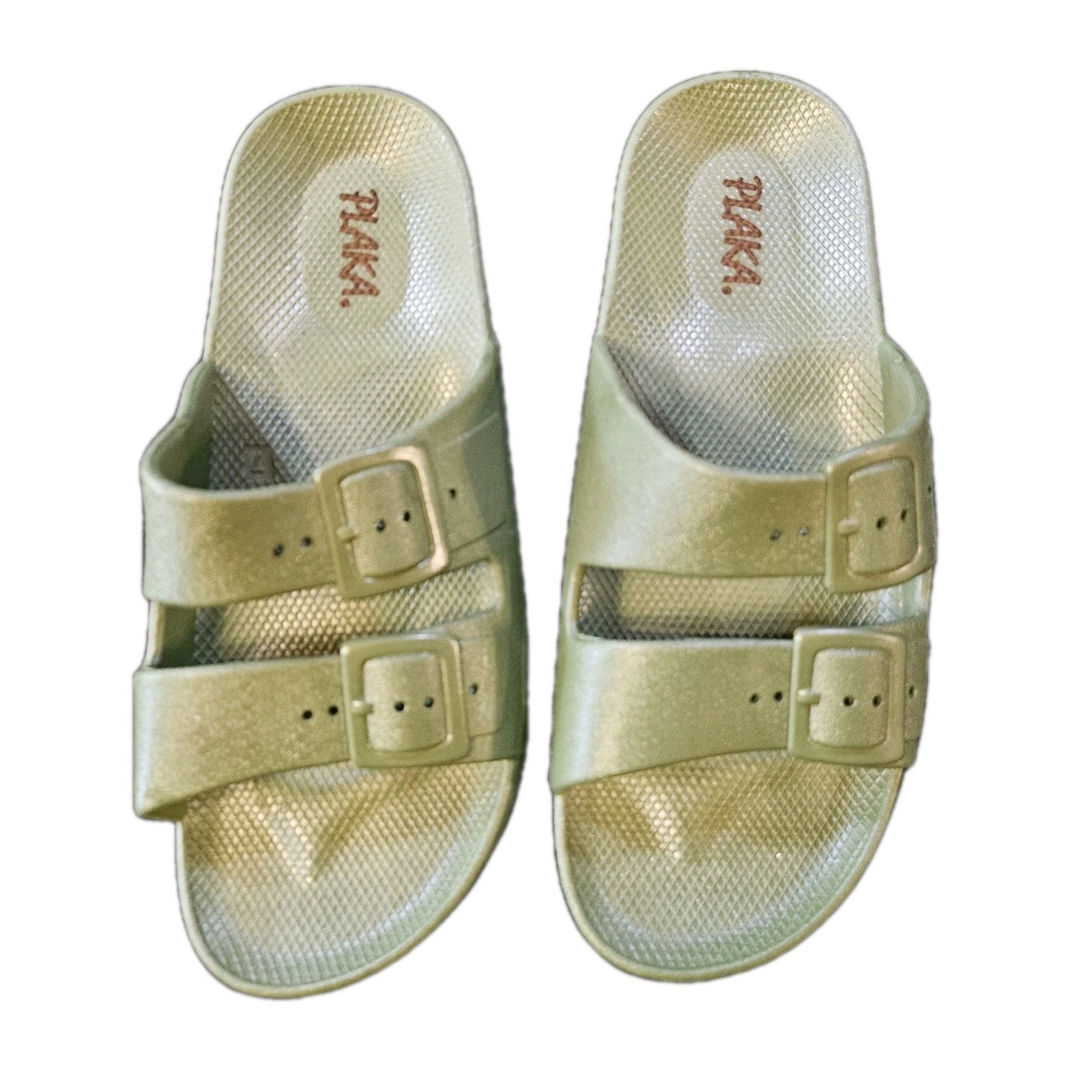 APL Plaka Genesis 2 cinghie fisse verdi scivoli sandali donna TG 7