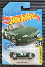 HOT WHEELS 91 MAZDA MX5 MX-5 MIATA GREEN 2019 GAMESTOP EXCLUSIVE 