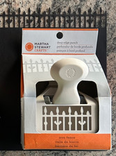 Martha Stewart Iron Fence Deep Edge Paper Punch Halloween Bats New in Box
