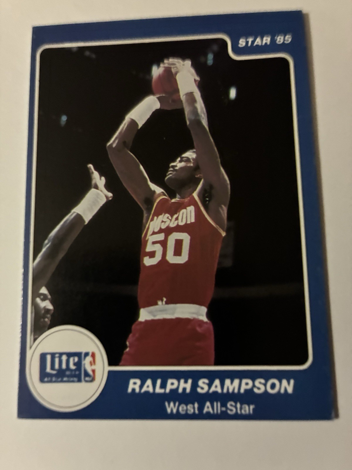 1984-85 Star Lite Beer All-Stars Starting Line-Ups - Ralph Sampson #12