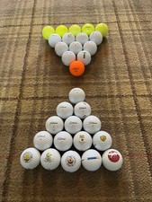 30 x Titleist Tru Feel & other Titleist Golf Balls Pearl/Grade A - 50p per ball