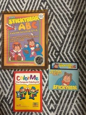 Stickybear ABC Apple II 5.25  Disk w/ Case  Booklet  Optimum Resource