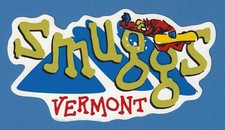 SMUGGLERS NOTCH SMUGGS VERMONT SKI SNOWBOARD MOUNTAIN AREA RESORT STICKER DECAL