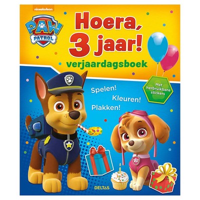 Deltas Paw Patrol Geburtstagsbuch   Hurra, 3 Jahre!