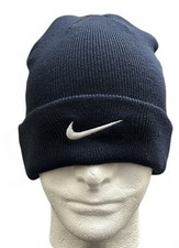 Image of Nike Dri-Fit FN7709-451 Men’s Unisex OS Cuffed Beanie Hat Classic Navy New NWT