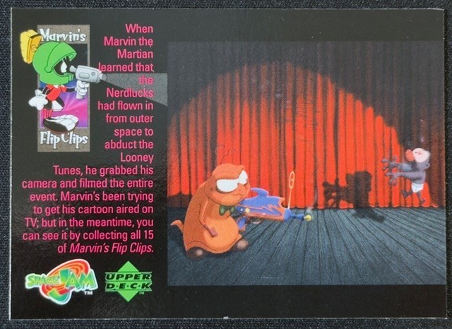Michael Jordan 1996-97 Upper Deck Space Jam - Marvins Flip Clips #F29