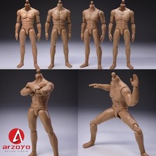 1:12 CH001 CH002 Male Flexible Joint Muscle Body Model 6" Action Figure Body