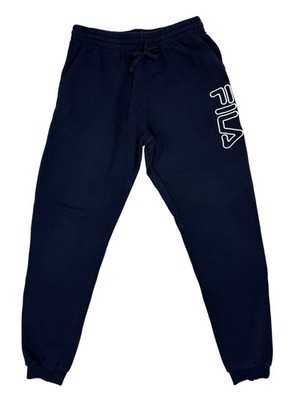 Fila blau Baumwollmischung bestickt Trainingsanzug Unterteil Jugend Large (14 Jahre)
