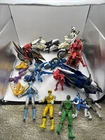 Vintage Power Rangers Toy Lot 20 cycles, glides, figures.