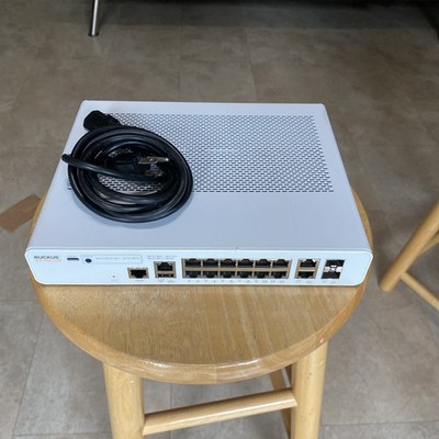 Ruckus ICX7150-C12P 12-Port PoE+ Gigabit Switch L3 Managed Fanless /w Adapter