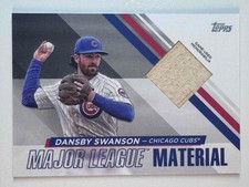 2024 Topps Baseball Major League Materials Bat #MLM-ds DANSBY SWANSON
