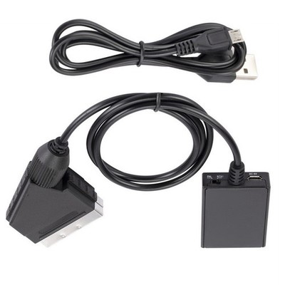 HDMI to SCART HD 1080P Video Audio Composite Scaler Converter Adapter DC Cable t