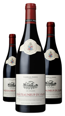 3 x Famille Perrin Les Sinards Châteauneuf-du-Pape AOC Rouge   2023