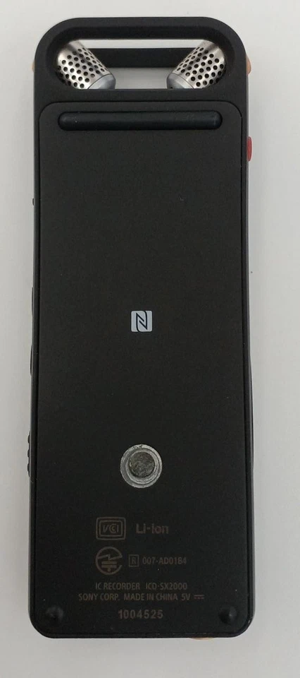 Sony ICD-SX2000 Stereo Digital IC Recorder 16GB Portatile PCM 24bit 96kHz Tes... - Immagine 4 di 4