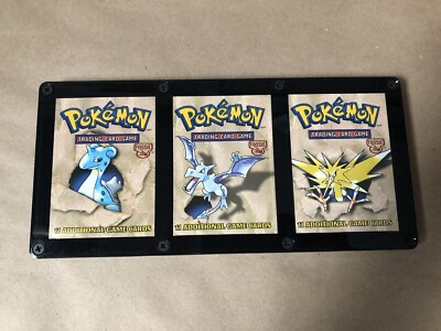 Framed Pokemon Fossil Empty Booster Pack Set | eBay