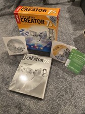 Roxio Easy Media Creator 7.5 10th Edition w/ CD, Manual, Box. Key Included