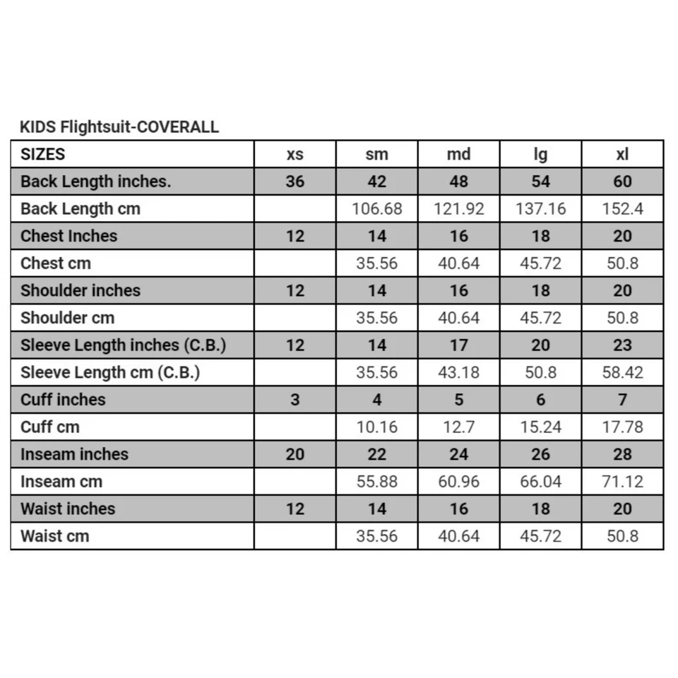 Kids Air Force Pilot Flight Suit Military Coveralls Camo Tactical Jumpsuit NASA - Image 2 of 2