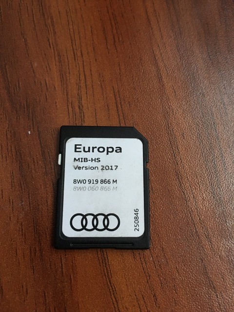 Audi mib карты