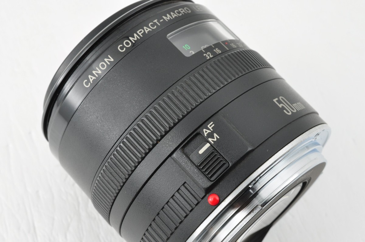 Mint] Canon EF 50mm f/2.5 Compact Macro Lens from Japan #1722 | eBay