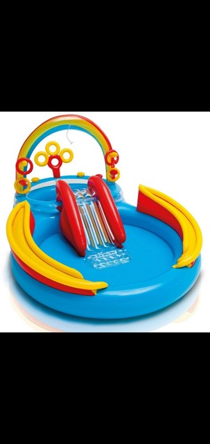 Intex 57453EP Inflatable Rainbow Ring Play Center for sale online | eBay