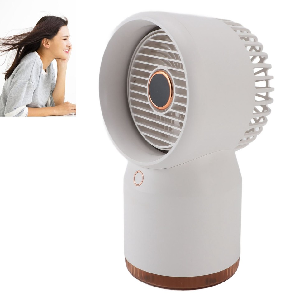 Cooling Mist Water Spray Fan Quiet 610ML Portable Misting Fan For