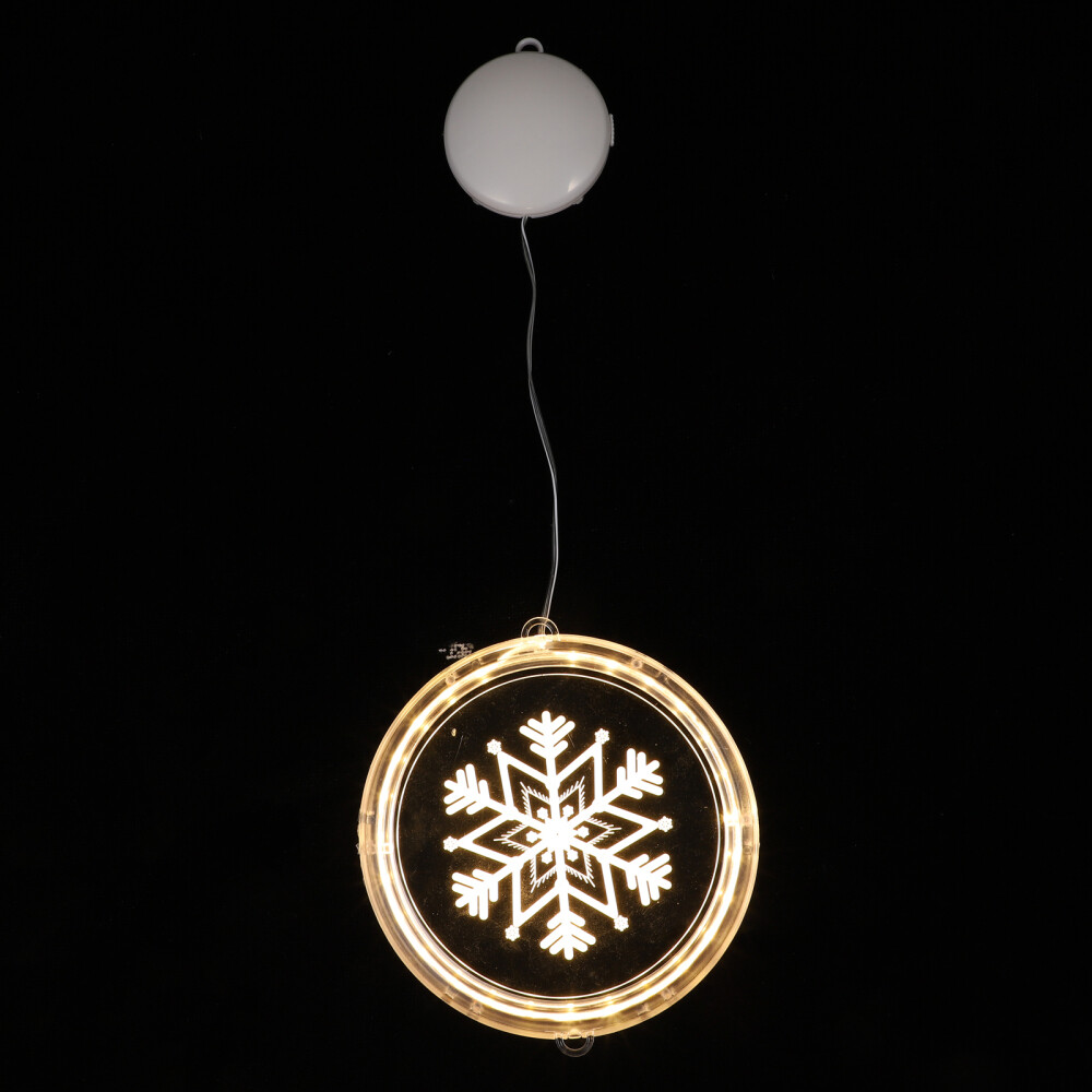 Decorative Light Suction Cup Christmas Window Lights Decorations Unique