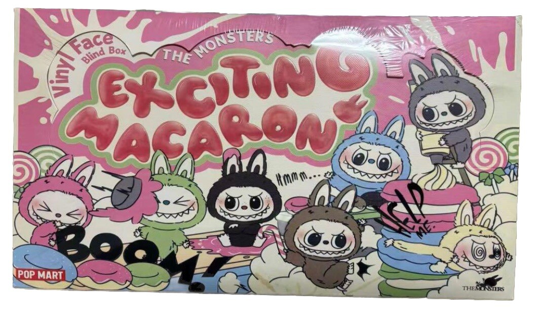 popmart labubu exciting macaron 6体セット LABUBU Macaron Set (6 figs) – POP MART (Exciting Face