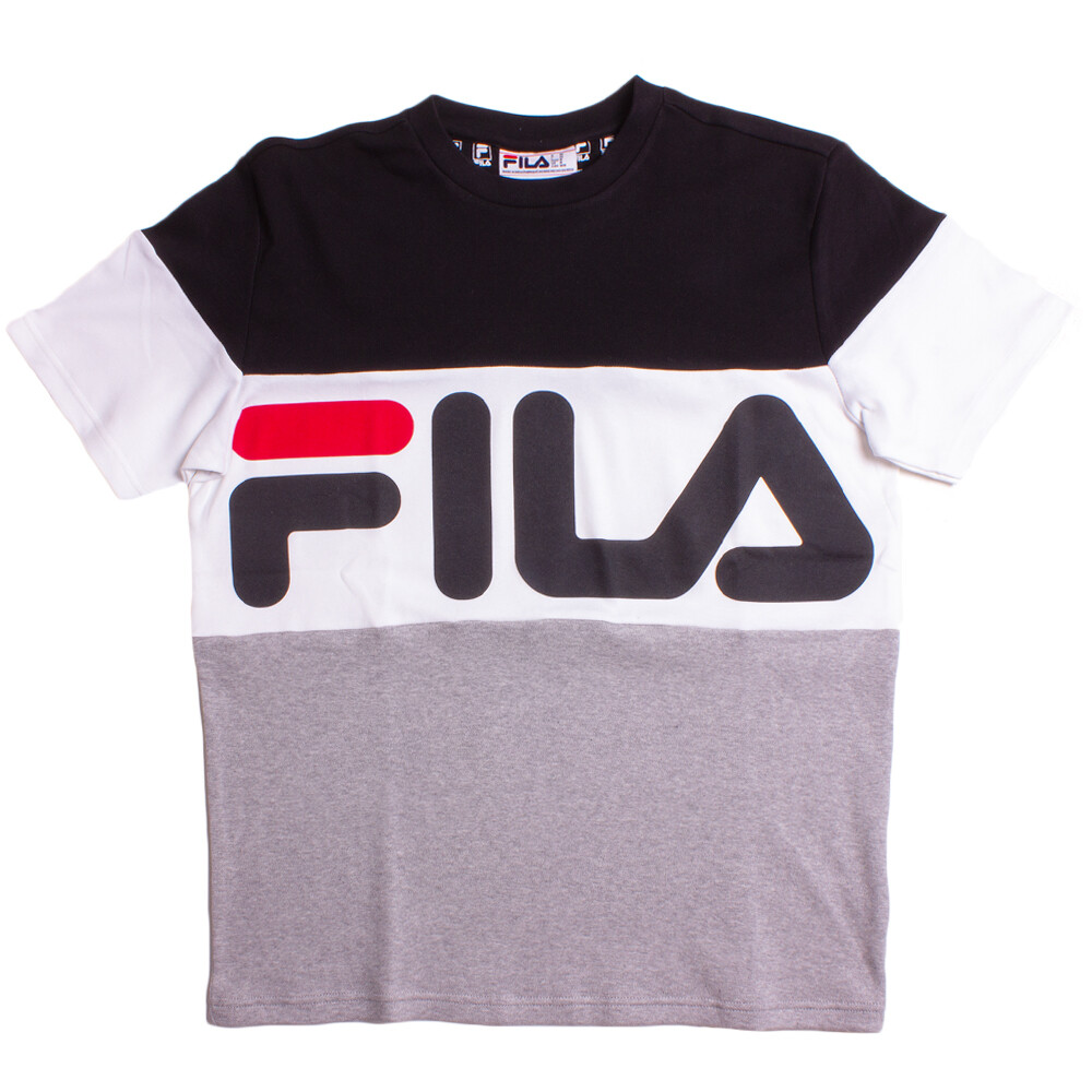 T shirt FILA nero bianco rosso grigio 'Vialli'