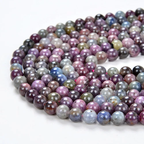 Ruby Sapphire Gemstone Grd AA Round 6-7mm 7mm 7-8mm 8-9mm Loose Beads(A277) - Picture 1 of 3
