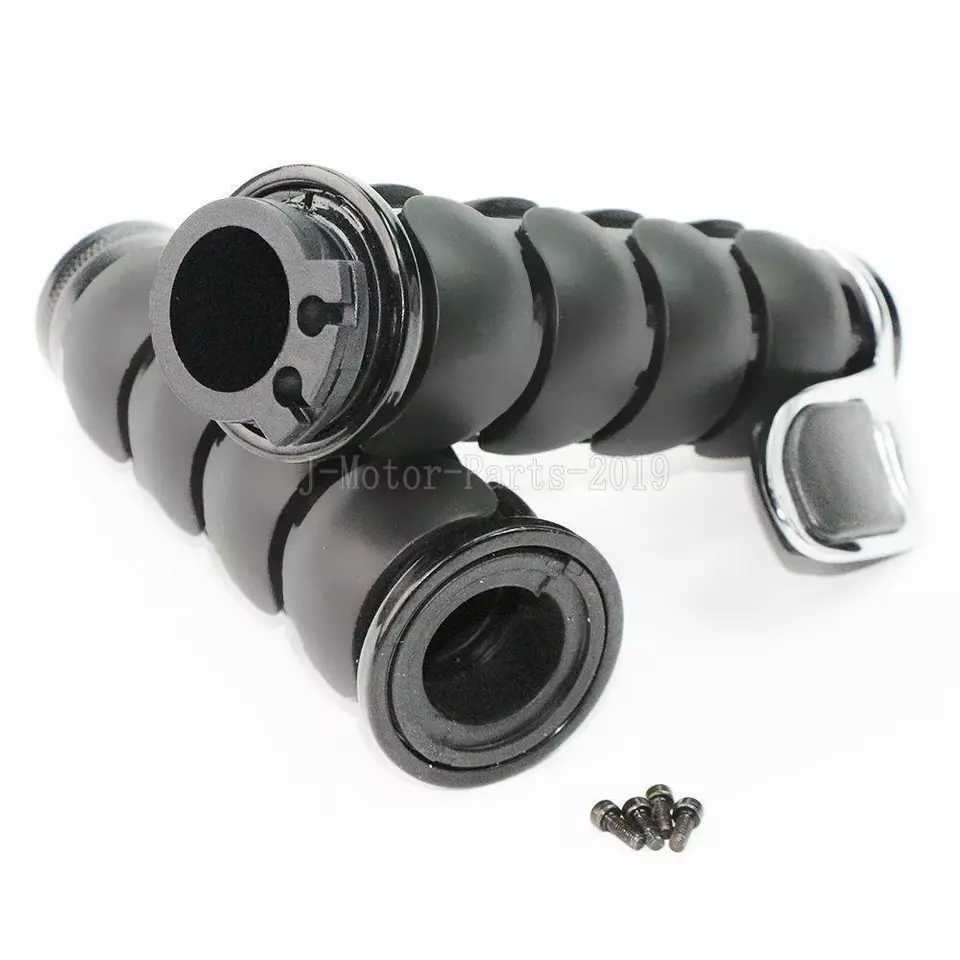 Punhos de borracha preta 1" para Suzuki Intruder 700 750 1500 1400 800 - Imagem 3 de 4
