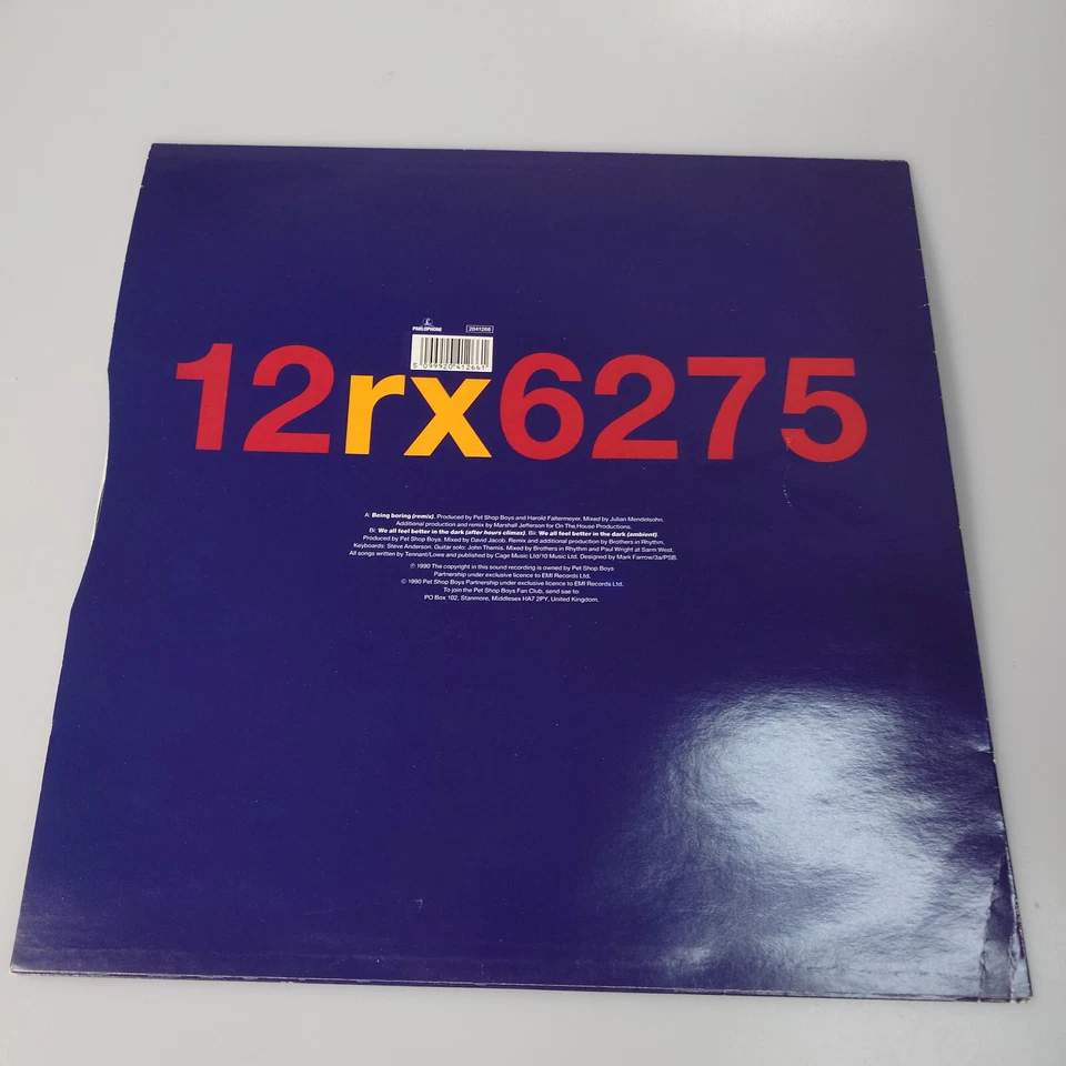 Being boring (Remixed) [Vinyl Single] von Pet Shop Boys |  Zustand gut - Bild 2 von 4