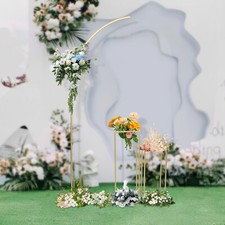 Ballon Arch Stand and 2 Flower Stands, Arch Backdrop Stand for Parties Wedding