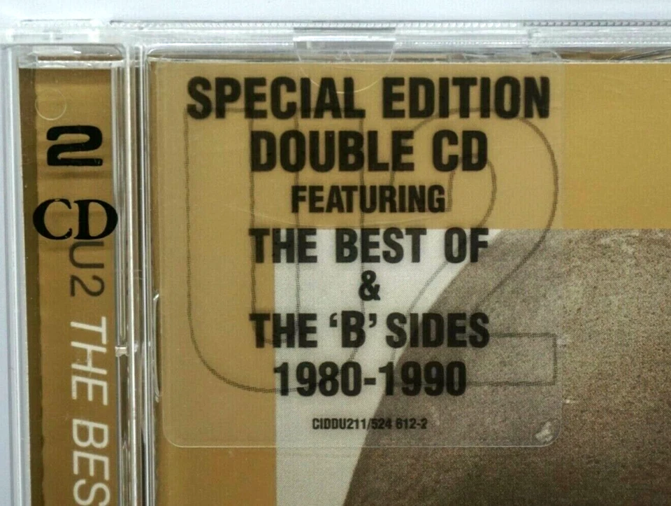 U2 - The Best Of 1980-1990 2CD Album (SPECIAL EDITION + B Sides) - HTF - Image 3 of 4