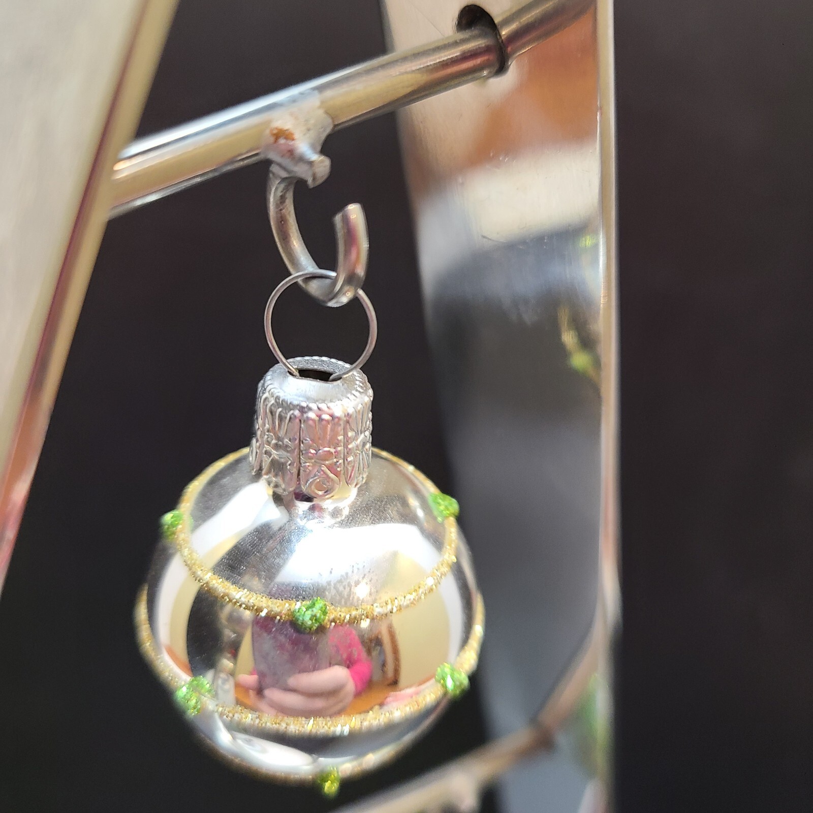 Crate & Barrel 10 Christmas Tree Ornament Holder Frame 17X10.5 eBay