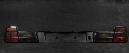 Genuine Tail Lamp Bmw E34 M5 Rucklicht Light Hella Black Smoke Set + Heckblende - Picture 2 of 24