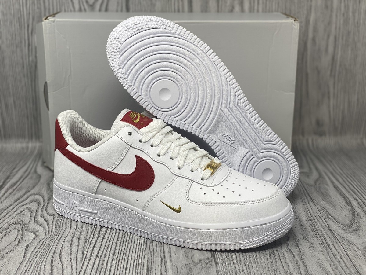 靴 NIKE AIR FORCE 1 07 WHITE RED US12 30cm Nike Air Force 1 '07 'White/University Red' (CK7663-102