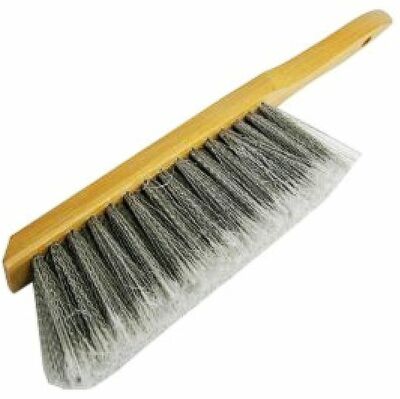 Bench & Shop DUSTER BRUSH 7'' fine bristle Counter BROOM Beaver Tail Dust Sweeper