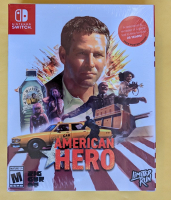 AMERICAN HERO SWITCH USA NEW (GAME IN ENGLISH) (LIMITED RUN GAMES 151) 810105670516